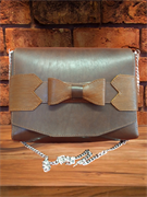 Сумка женская через плечо  натуральная кожа. Цвет коричневый 2072