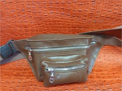 Поясная сумка через плечо или пояс. Цвет коричневый 2078