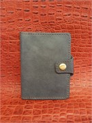 Обложка для автодокументов. Цвет мокрый асфальт 2079