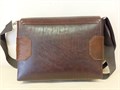Сумка женская мессенджер через плечо  натуральная кожа. Цвет коричневый 2072