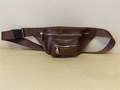 Поясная сумка через плечо или пояс. Цвет коричневый 2078