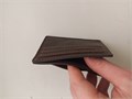Картхолдер из натуральной кожи для 6 карт. Коричневый 2106